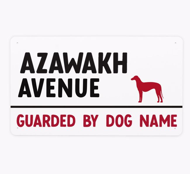 {breedFullName} Avenue: Personalised Metal Sign